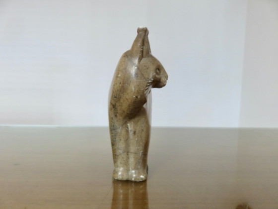 Scultura Animale in Pietra Lucida Rappresentante una Lince, anni '60 '70 – Sculture, Stone (photo 7 of 9)