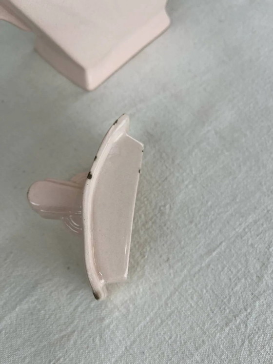 Art Deco rosa Zuckerdose – Geschirr, Porcelain (photo 8 of 9)
