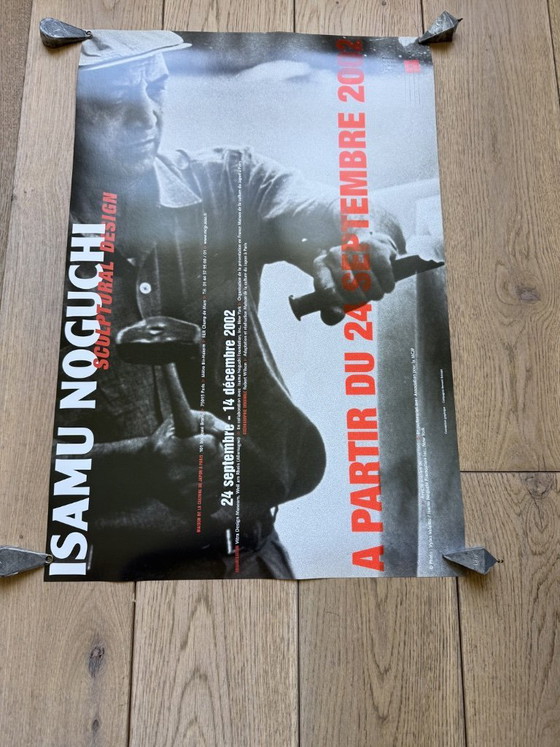 Image 1 of Isamu Noguchi tentoonstellingsposter Eames Design sculptuur Herman Miller Vitra