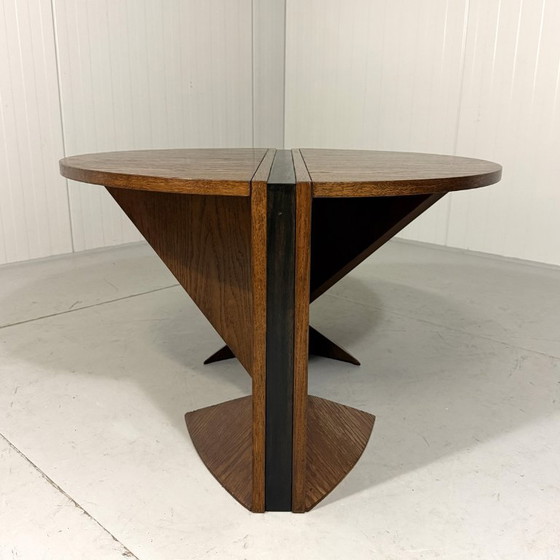 Image 1 of Art Deco architectural folding coffee table