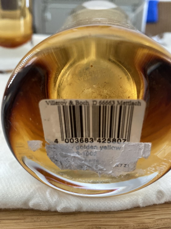 Image 1 of Villeroy & Boch vases, 90s, smoked glass, heavy, elegant