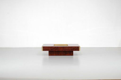 "Alveo" coffee table attributed to Willy Rizzo for Mario Sabot, Italy, 1970s