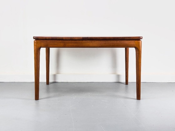 Image 1 of Extendable Solid Teak Dining Table by Glostrup, 1970s