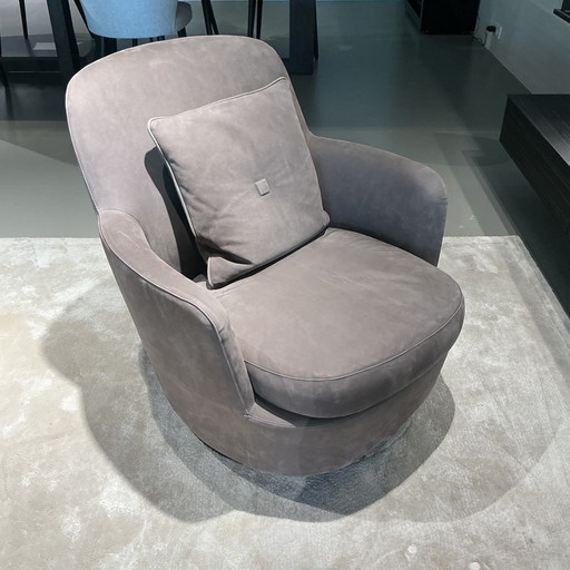 Minotti Jacques fauteuil high swivel