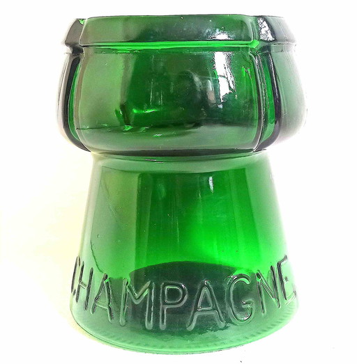 Champagne bucket, cork shape Height 26 cm
