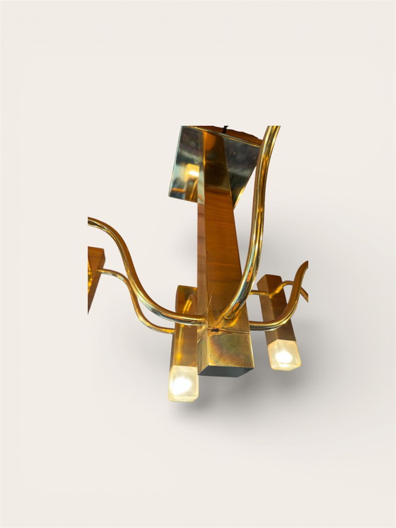 Image 1 of Lampada da soffitto di design vintage Gaetano Sciolari per Les Ateliers Boulanger