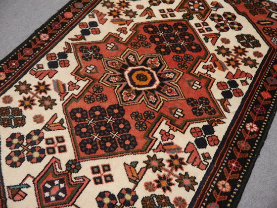 Image 1 of Vintage Persian rug, approximately 160 x 110 cm, hand-knotted from wool