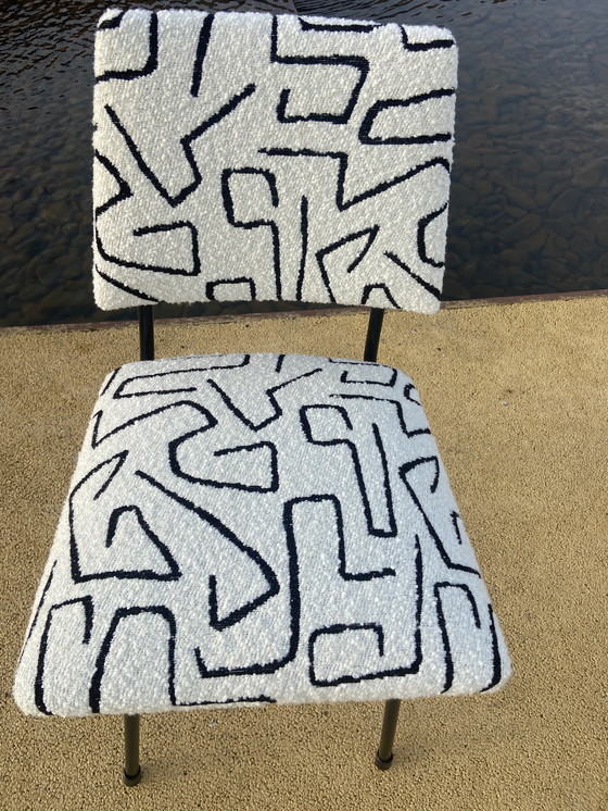 Image 1 of Paar gerestaureerde stoelen uit de jaren 50