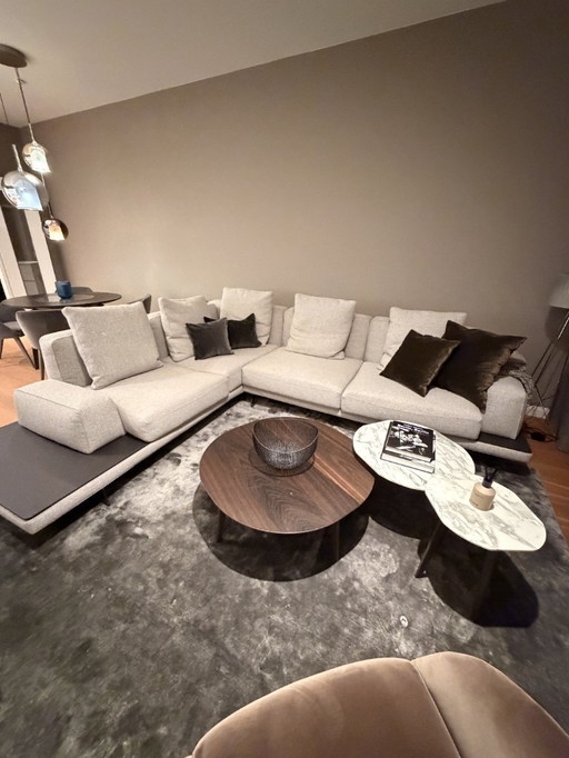 PAPADATOS ECKSOFA 90.20 con Stoff Brea 20