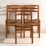 Chaises anciennes en hêtre et contreplaqué moulé – Europe Centrale, circa 1960 #S3 (photo 6 of 40)