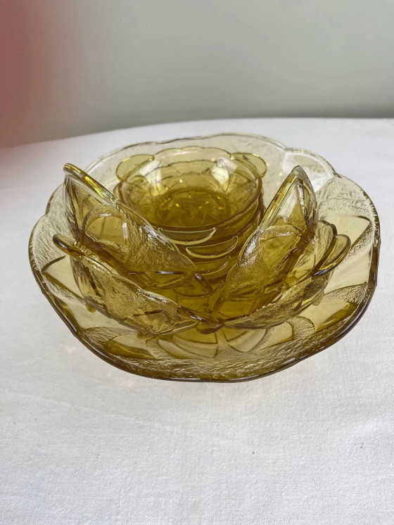 Servizio Art Déco ambra – Ciotole, Crystal, Glass, Art Deco (photo 3 of 9)