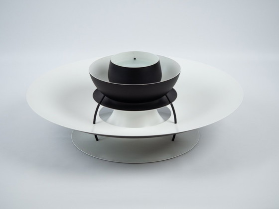 Danish PH5 Monochrome Lamp by Poul Henningsen, Louis Poulsen, 1958 – Pendant lamps, Aluminium (photo 11 of 12)