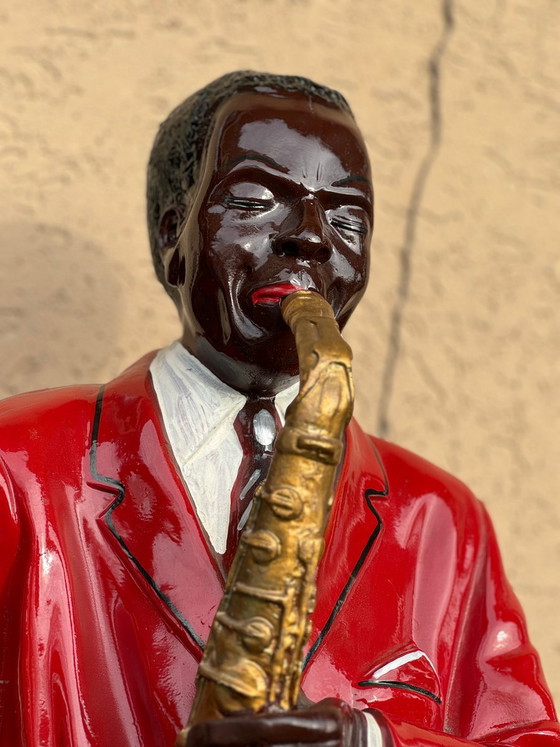 Grande figurine de jazz américaine, années 1960 – Sculptures (photo 9 of 9)