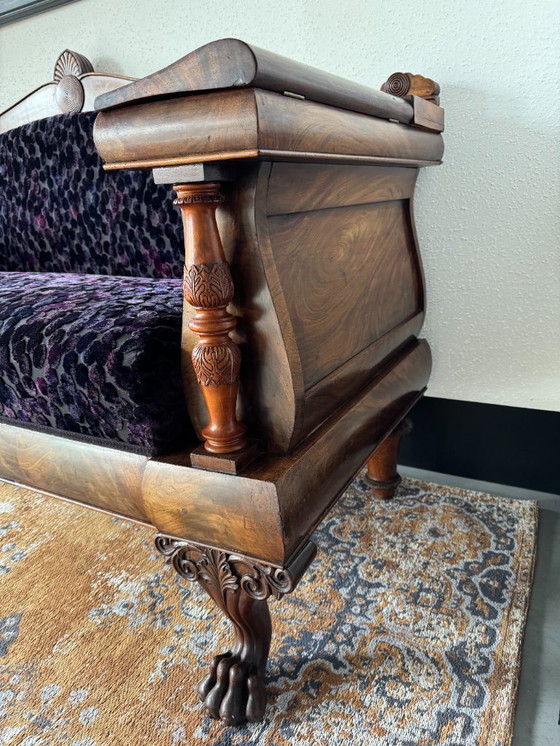 Image 1 of Antique mahogany sofa 19th century (1830-1880)