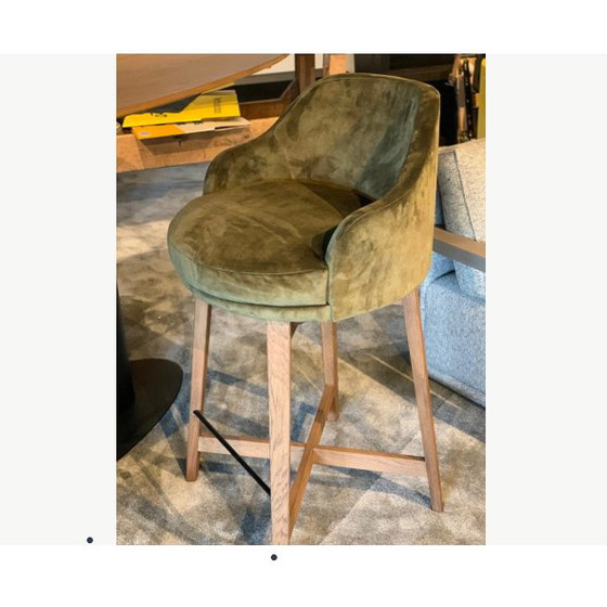 Image 1 of Mesa de bar Passe Partout Buddha - 240x120 con taburete de bar Lumos (juego de 4)