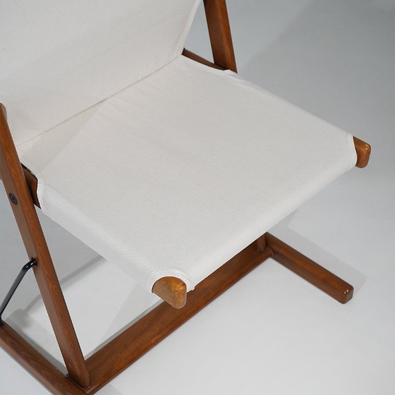 Eight “Nina and Santa Maria” Chairs by Piero De Martini for Cassina, 1970s – Dining chairs, Textile (photo 13 of 15)
