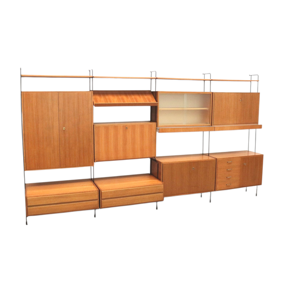 Image 1 of Vintage Omnia wall system designed by Ernst Dieter Hilker in the 1960s