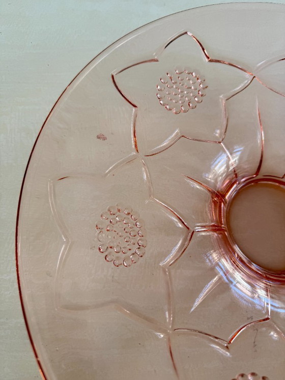 Image 1 of Rosaline glass dish – floral patterns