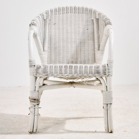 Image 1 of MK11543 Set in rattan e bambù, set da 5 pezzi