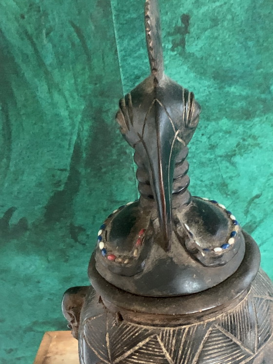 Rara scatola oracolare divinatoria Senufo (Calao) – Costa d'Avorio – Sculture, Wood, Other (photo 5 of 16)