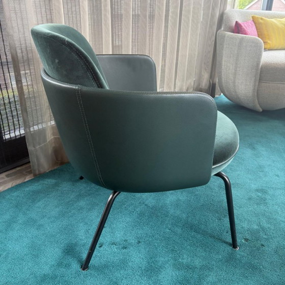 Wittmann Merwyn 29613 Lounge Armchair – Leather, Metal (photo 3 of 5)