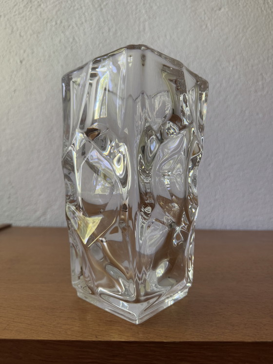 Image 1 of Vase Kristall von Sèvres massiv 50er Jahre