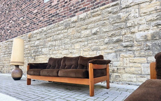 Image 1 of Niels Eilersen jaren 60 bankenset, mid-century jaren 70 zitgroep, suite, bankstel, fauteuils, banken