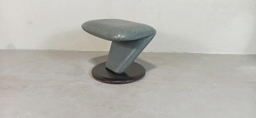 Leather Leolux hocker ottoman stool