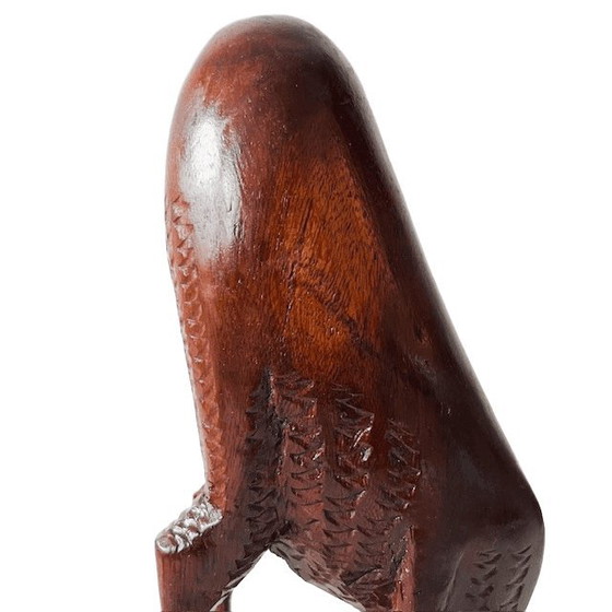 Image 1 of Statua in legno di un cervo, un'antilope, una gazzella, metà secolo, anni '60