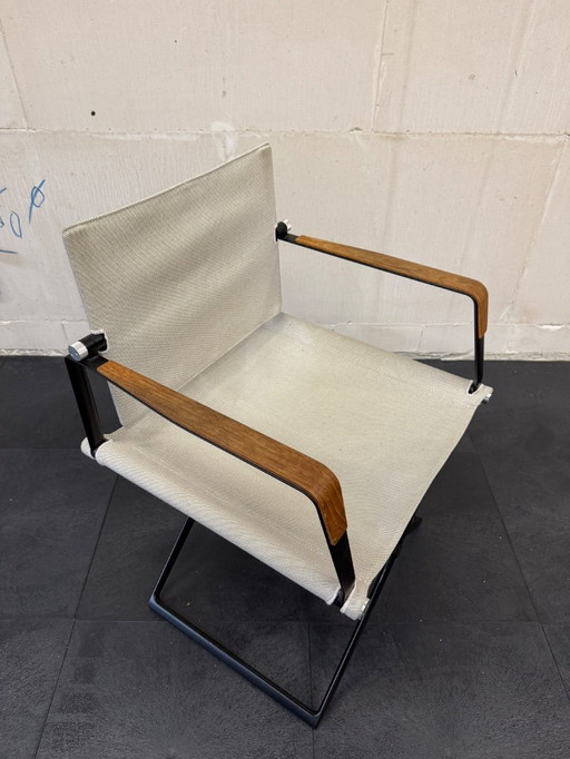 DEDON SEAX LOUNGE CHAIR MIT HOLZARMLEHNE