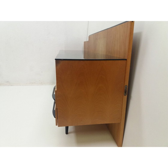 Image 1 of Vintage wood veneer sideboard by Mojmir Pozar, Czech 1960