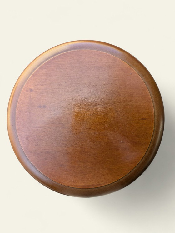 Image 1 of Raro portavasi tornito a mano in vero legno – vintage di metà secolo, inutilizzato, elegante decorazione, ideale per vasi e pian