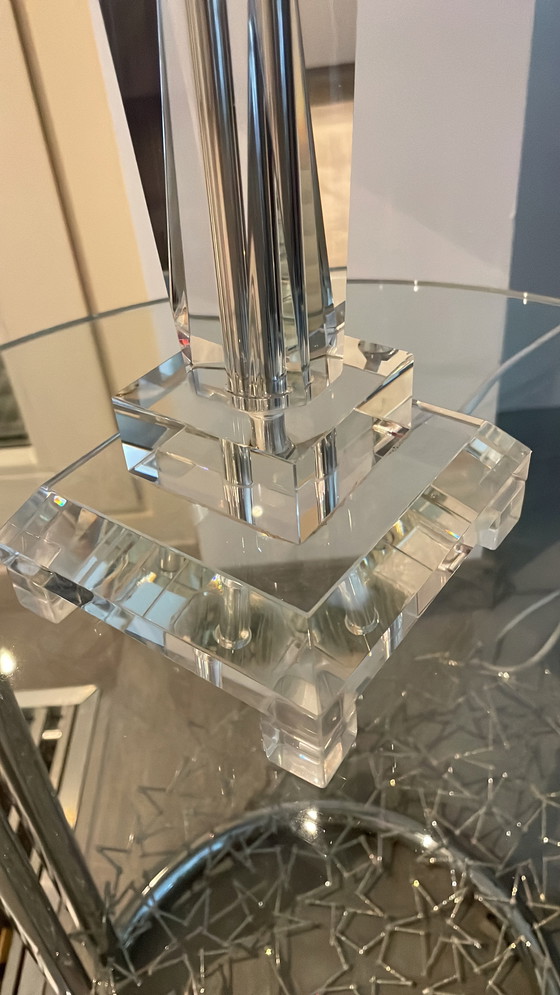 Image 1 of Zware glazen tafellampen