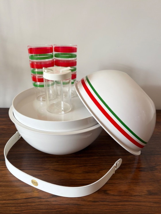 Image 1 of PicBoll Italian Picnic Set by Guzzini, Iconic Design Vintage 70s