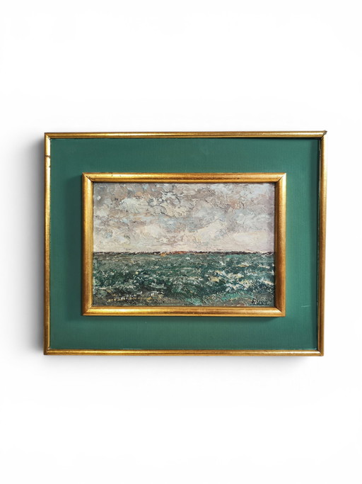 Painting of seaview