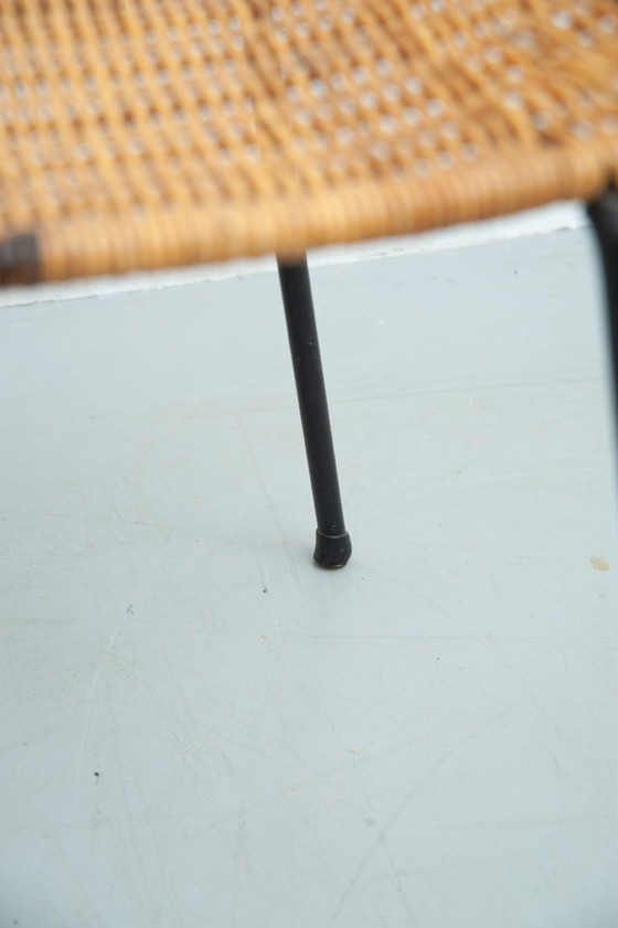 Image 1 of Rattan stool by Gian Franco Legler (1950s)