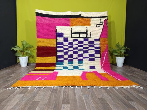 Handgewebter Naturwollteppich, traditionelle Handwerkskunst, 2/3 m – Teppiche & Läufer, Wool (photo 4 of 8)