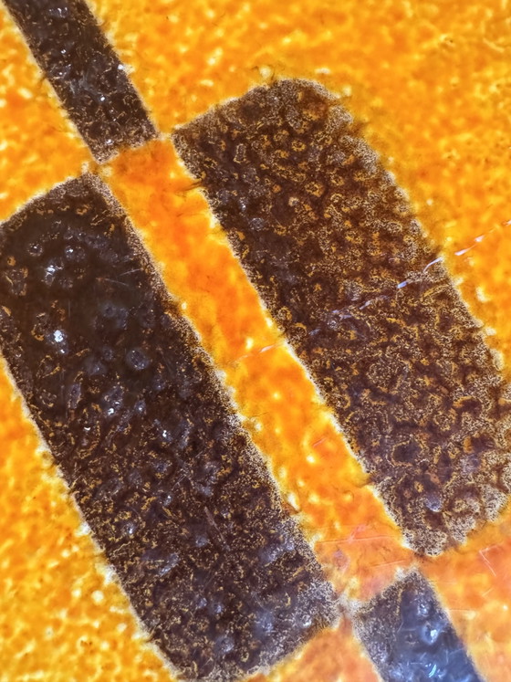 Image 1 of Salontafel toegeschreven aan Juliette Belartie – Epoxyhars – Circa 1970