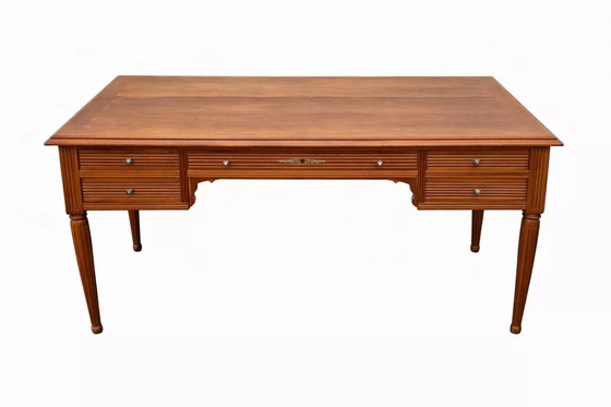 Image 1 of  Bureau plat DIRECTOIRE style Louis XVI