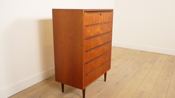 Image 1 of Vintage ladekast | Teak | 6 lades | 106 cm