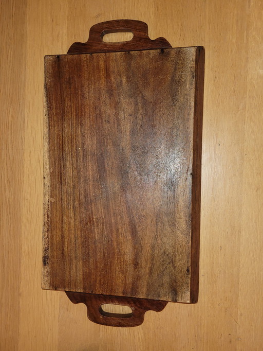 Tray with inlaid images and decorations Indonesia