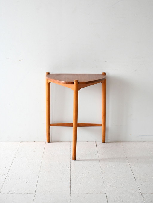 Tavolino da caffè vintage scandinavo in teak, anni &#39;50-&#39;60