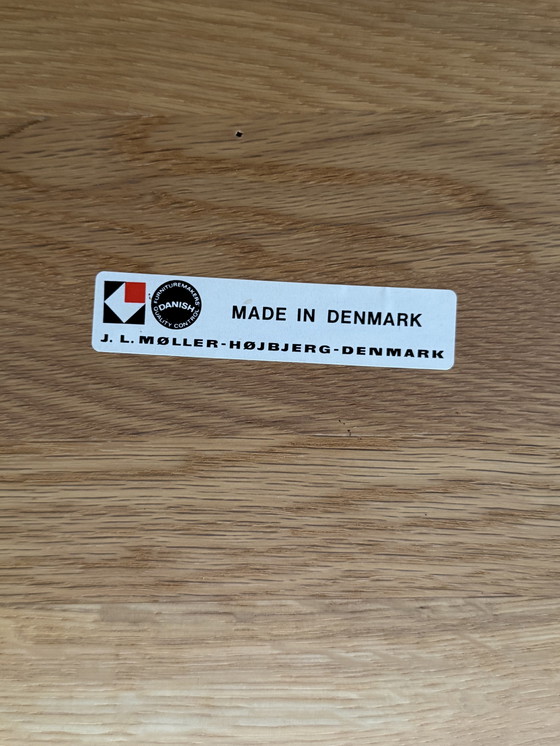 Image 1 of Ensemble de salle à manger Niels Otto Møller - modèle 84 chaises 4+1