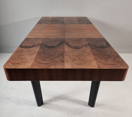 Image 1 of Art Deco Dining Table in Walnut, 1960s