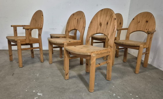 Image 1 of Chaises de salle à manger brutalistes