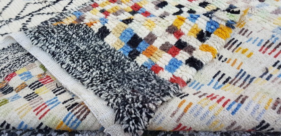 Image 1 of Handgeknoopt Berber kleed wol 212x160cm