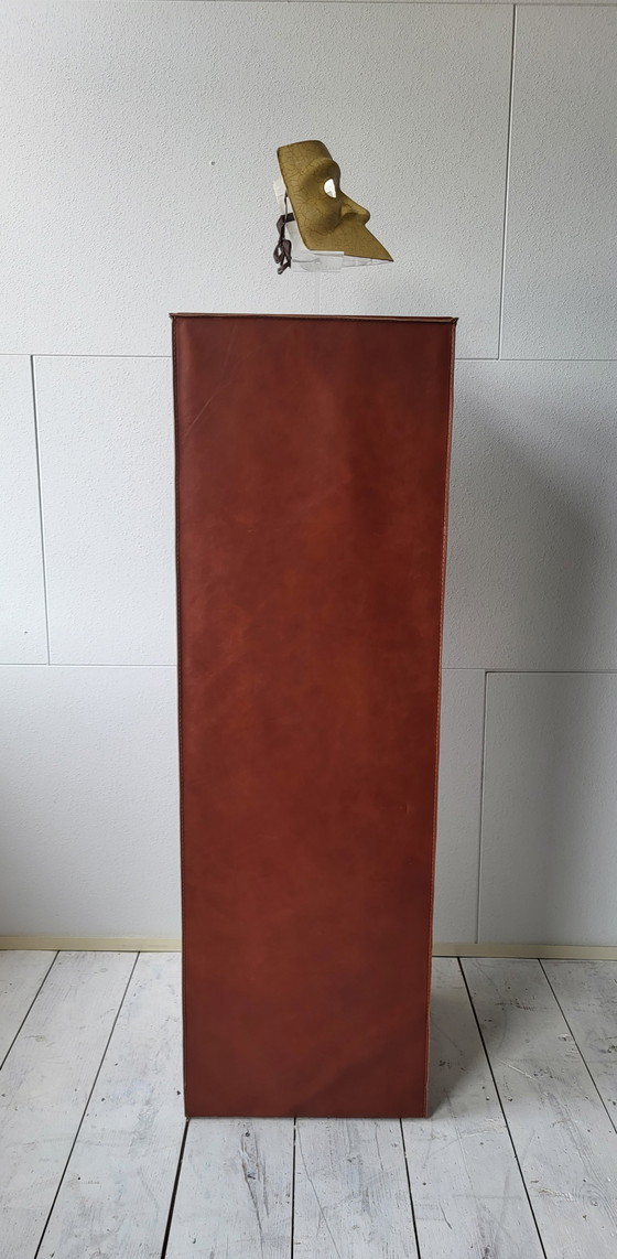 Image 1 of Gallery Column Pedestal Leather