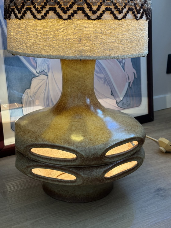 Image 1 of Lampada da terra vintage della Germania occidentale con paralume