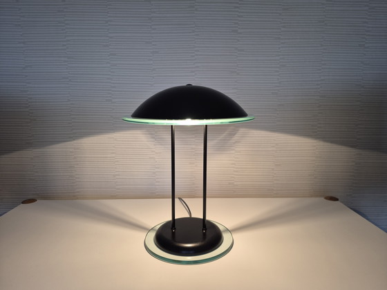 Image 1 of Herda table/desk lamp. Vintage 1980s mushroom lamp.