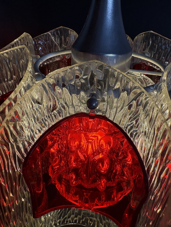 Image 1 of Lampada a sospensione vintage Marbach anni '60 (rossa, era spaziale)